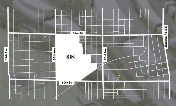 Kenosha Innovation Neighborhood map