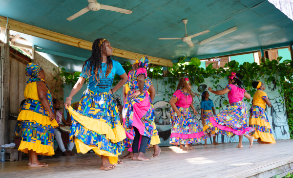 Community Tourism - Dancing at Charles Town Maroon Village