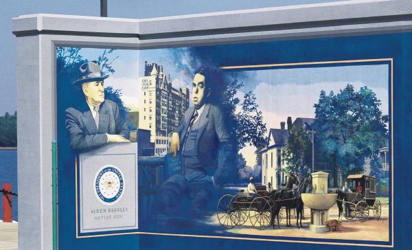 Alben Barkley Irvin Cobb Mural