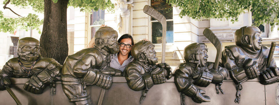 hockey hall of fame sculpture