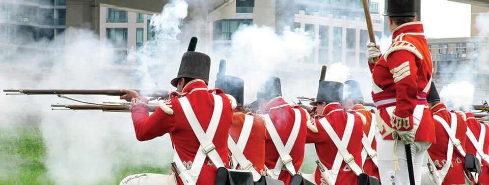 War of 1812 recreation at Fort York