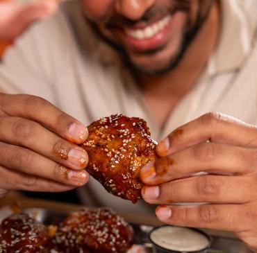 The Wings at Twisted Fork make everyone smile.