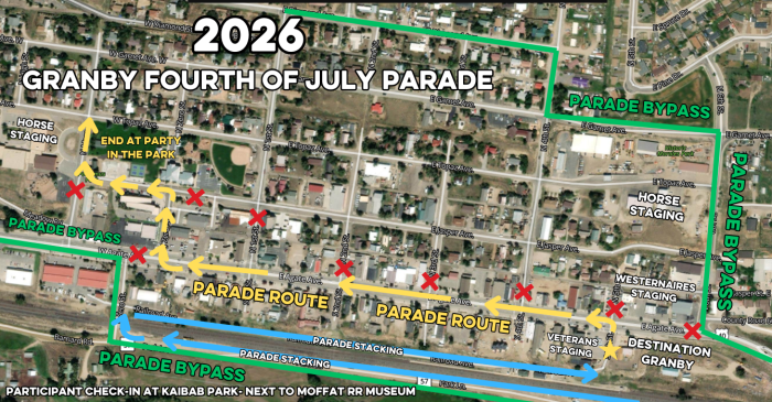 4th of July parade route