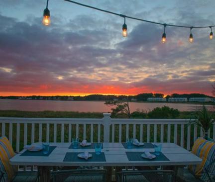 Dinner at Bluecoast overlooking the Inland Bays