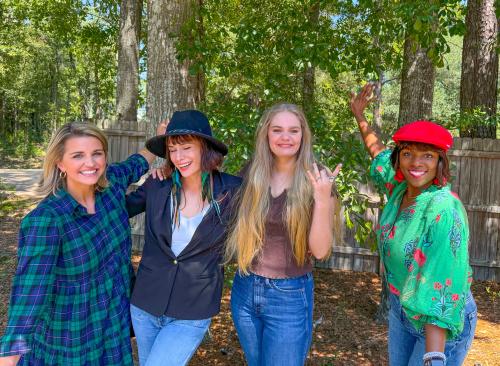 Katie and Zondra with Meagan Ginter and Laine Bleu, Ozone Songwriter Festival