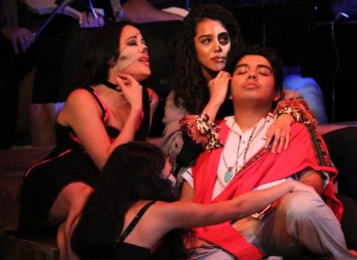 Actors during a performance at Su Teatro in Denver, Colorado