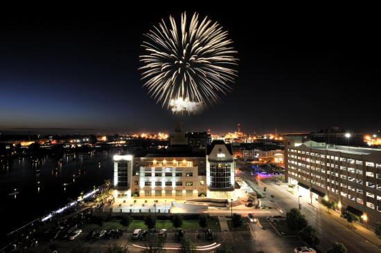 Fireworks over downtown Green Bay