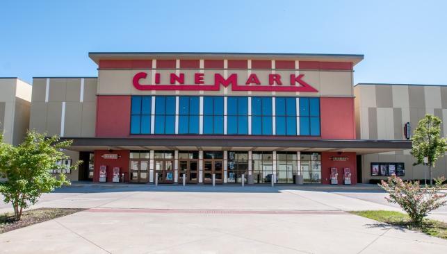 An exterior shot of Cinemark in Chesapeake
