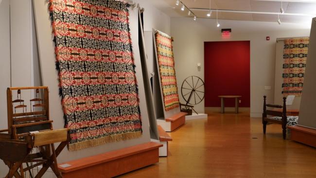 The McCarl Coverlet Gallery is presenting How People Made Coverlets: A 19th century factory tour inspired by Mister Rogers.