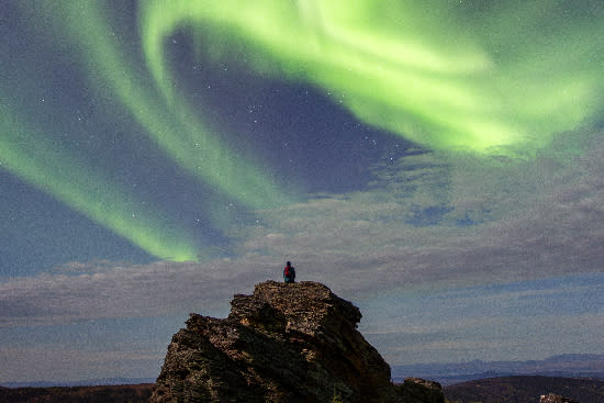 Fall Aurora at Murphy Dome