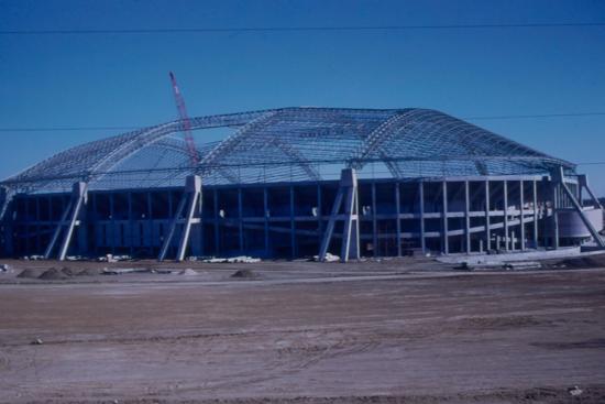 Texas Stadium under construction