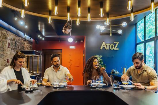 Group of friends taking a dinner at nice restaurant
