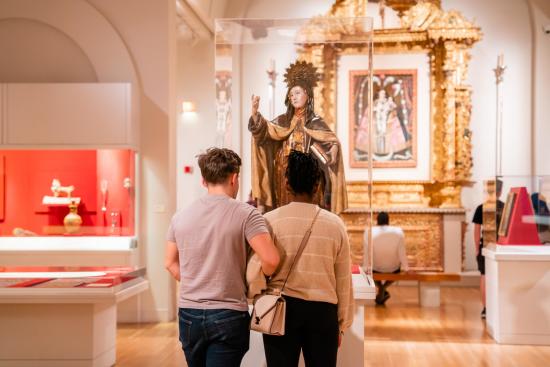 Visitors at San Antonio Museum of Art