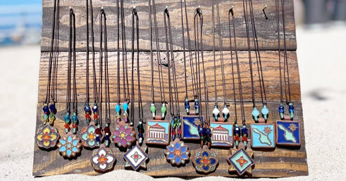 Catalina tile necklaces