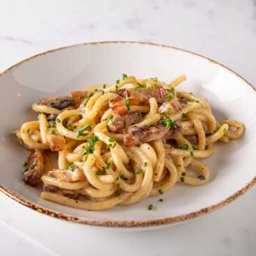 Bigoli Carbonara - Osteria Lupo