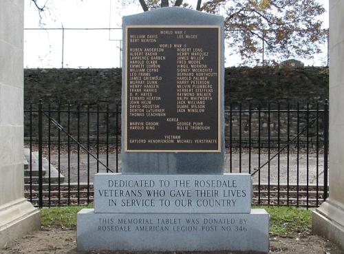 Rosedale Memorial Arch