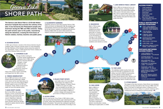 2026 Visitors Guide Shore Path Spread