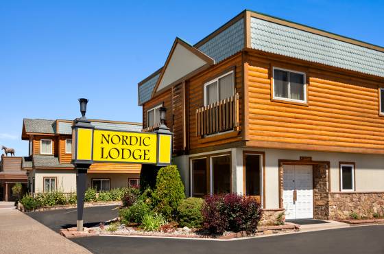 The Nordic Lodge entrance