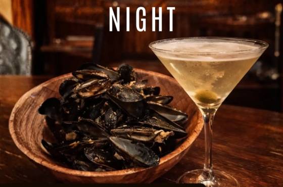 Mussels & Martini Flyer