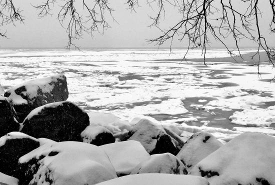 Winter in Westchester Hudson River