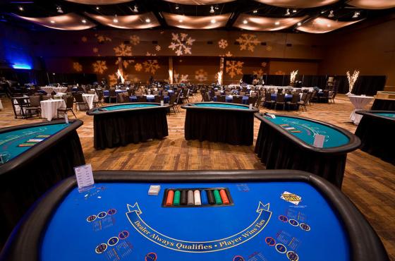 Holiday Party / Casino Night in Center Hall