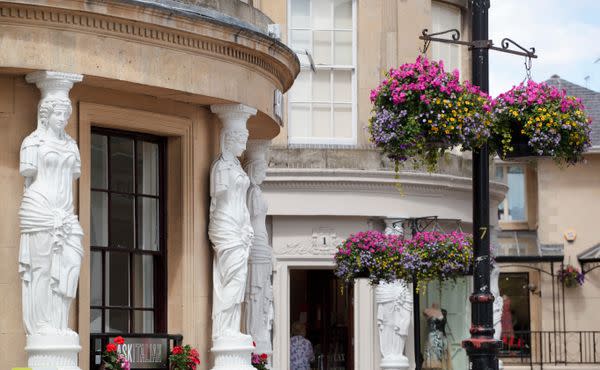 Regency architechture buildings in Cheltenham