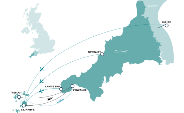 Isles of Scilly Intro Map