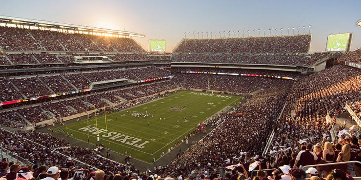 Kyle Field Interactive Seating Chart