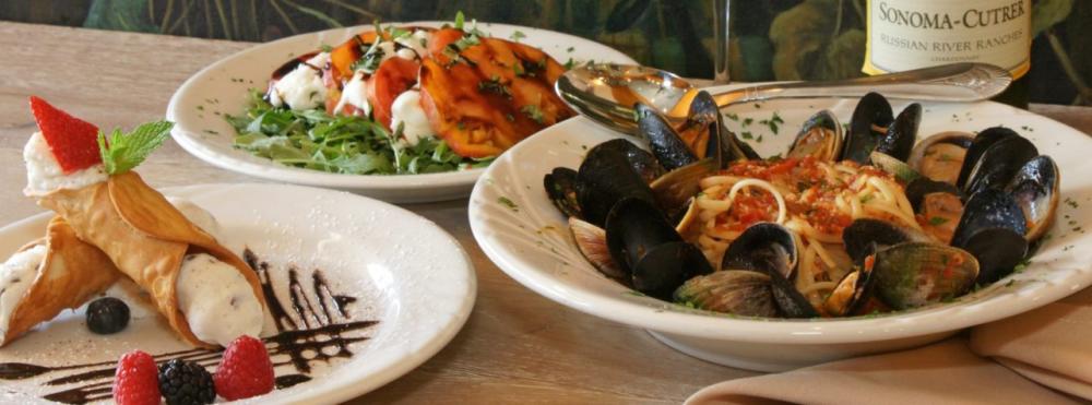 Italian dishes at Johnny Costa's