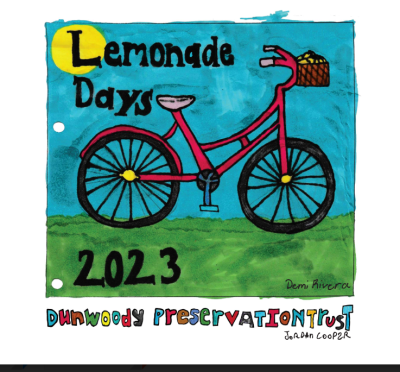 A t-shirt design submitted by a student from Peachtree Middle School