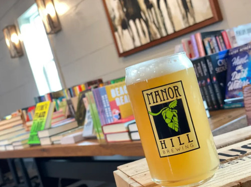 Books & Beers at Manor Hill Brewing
