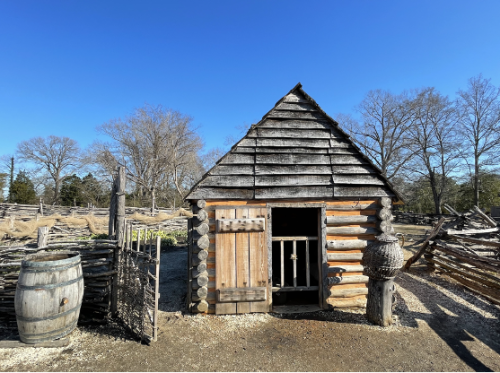 American Revolution Museum- dwelling replica