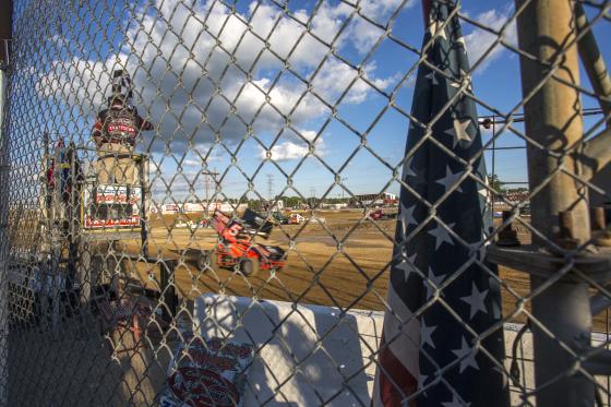 American Flag Rockford Speedway