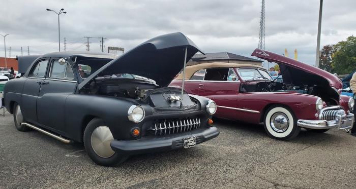 Vintage Sedans at the Carnival of Cars Midwest Edition in Martinsville.