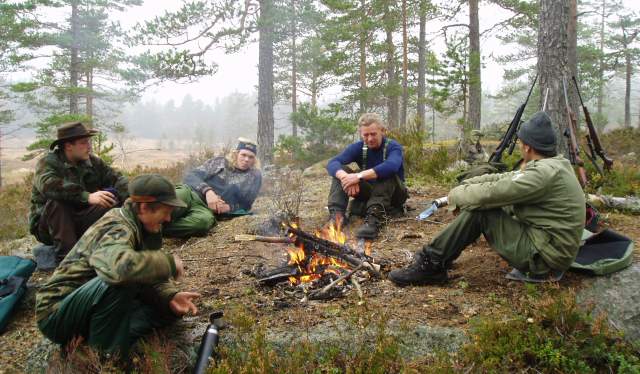 Hunting team in Gjerstad