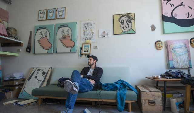 Terje Vestervik i Risør Kunstpark