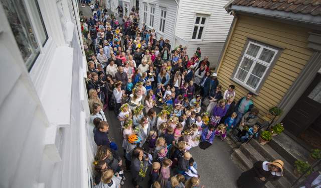 Festival in Hollenderbyen Flekkefjord Norway