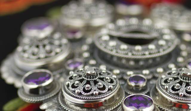 Jewellery produced in Setesdal for national Costume