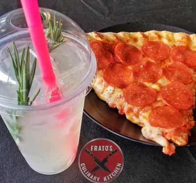 Frato's Culinary Kitchen Pizza Slice & Lemonade