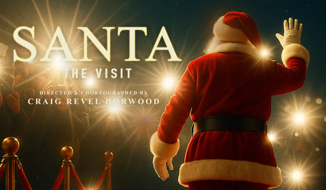 Santa The Visit event poster