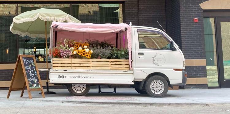 Rumored Blooms flower truck open for business