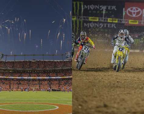 Broncos Stadium at Mile High transforms for Supercross