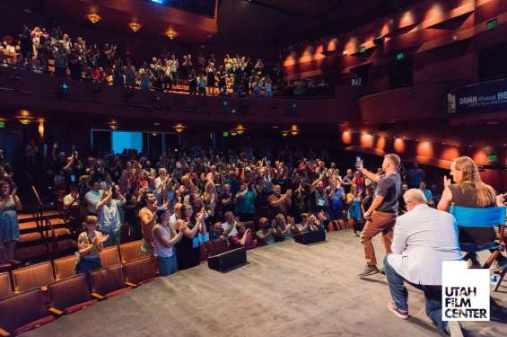 Standing ovation following the screening of