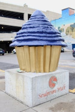 Candy Mama Cupcake sculpture