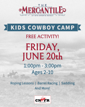 Mercantile Kids Cowboy Camp Flyer