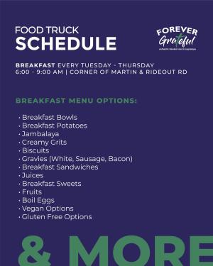 Forever Grateful Menu