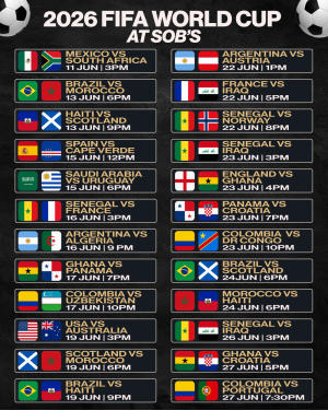 FIFA World Cup at SOBs