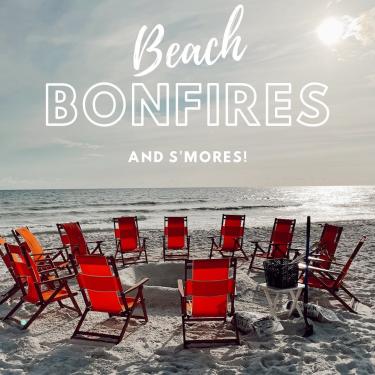 Going Coastal Chairs and bonfire