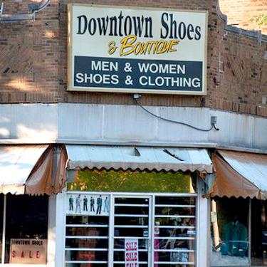 Down discount town shoes