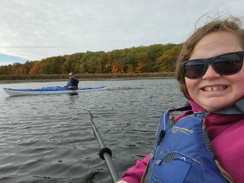 kayaking in the fall